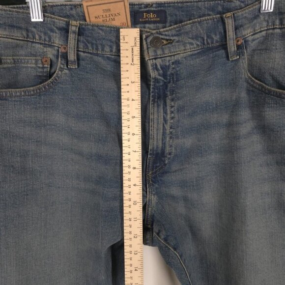 NWT POLO RALPH LAUREN THE SULLIVAN SLIM Jeans SUPERIOR COMFORT &‎ SLIM Sz 40/30 - Picture 4 of 13
